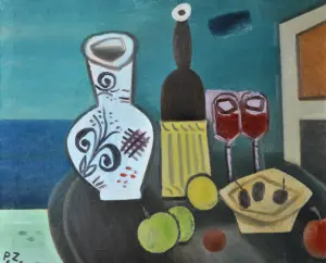 Пётр Зверховский, Натюрморт на фоне моря (2007)