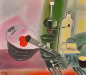 Пётр Зверховский, Натюрморт с мандолиной (2010)