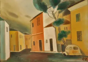 Пётр Зверховский, Улочка в Ферраре (2018)