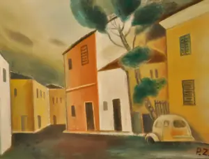 Пётр Зверховский, Улочка в Ферраре (2018)