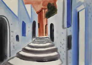 Пётр Зверховский, Улочка испанского городка (2011)